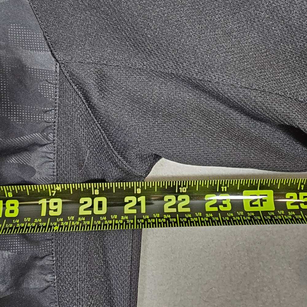 Lotto Italian Sport Design Men Black Camo Quarter Zip Hooded Windbreaker Size LL - Picture 6 of 13